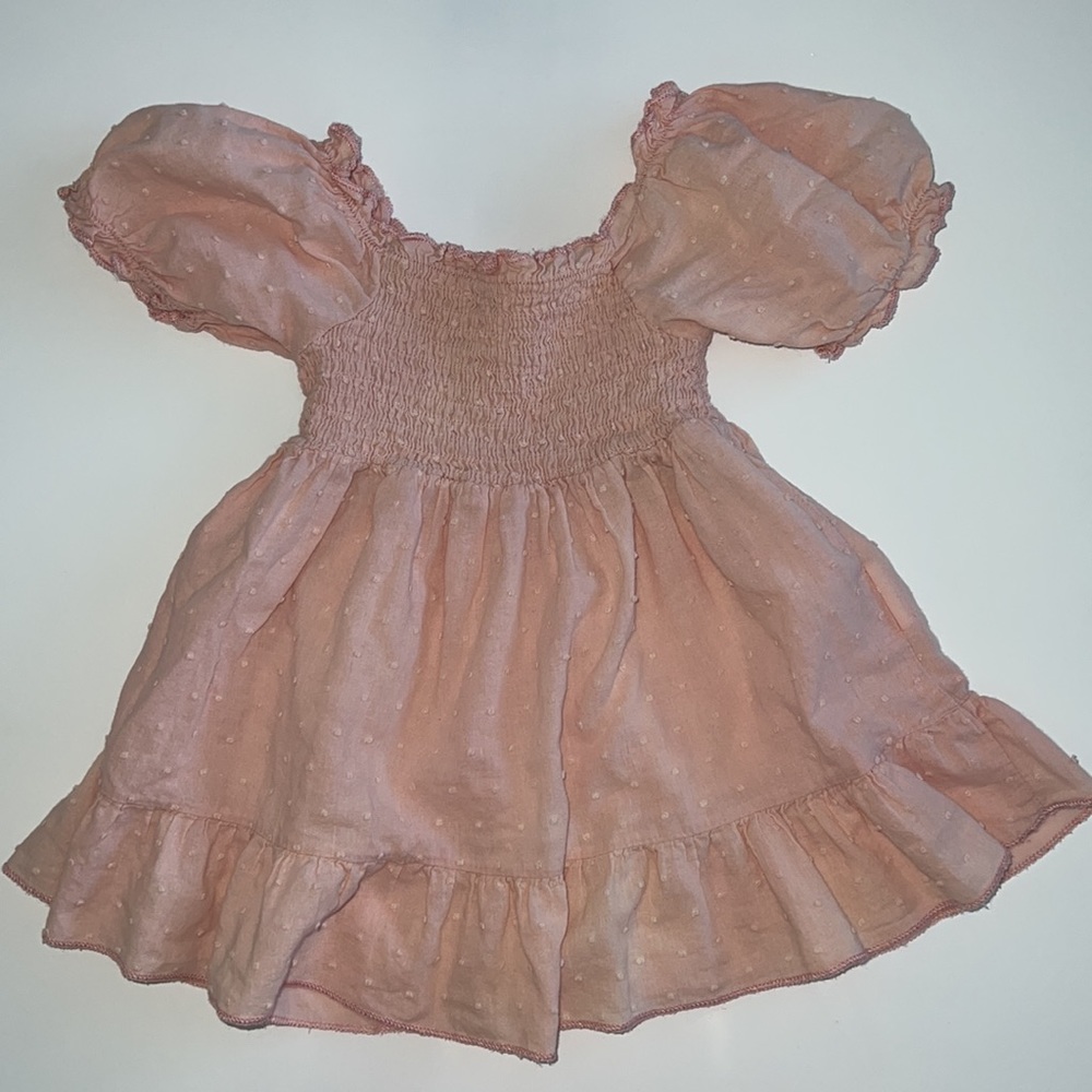Baby ruffle hem dress